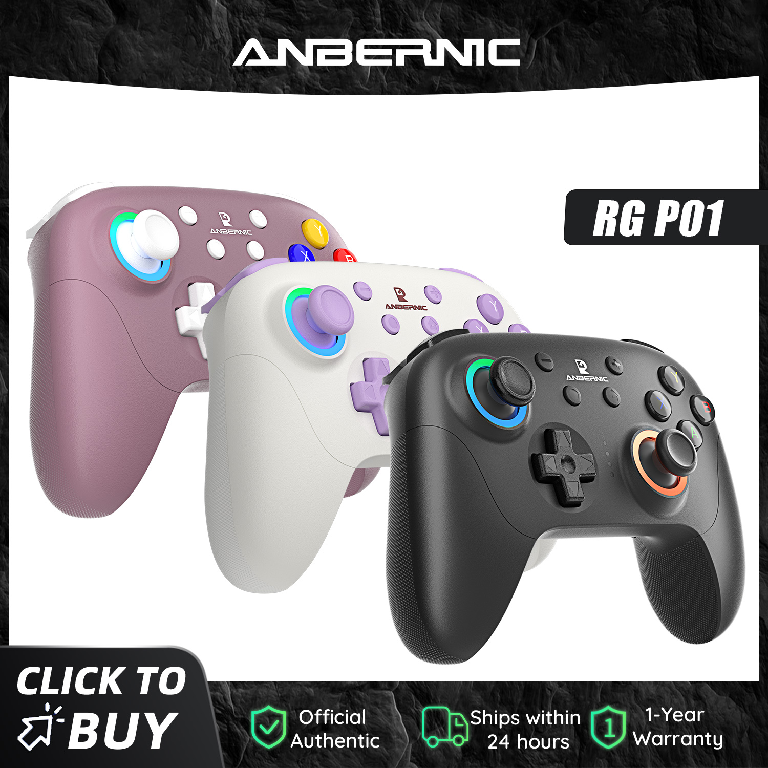 Board Game Android - ANBERNIC RG P01 블루투스 5.3/유선/2.4G 무선