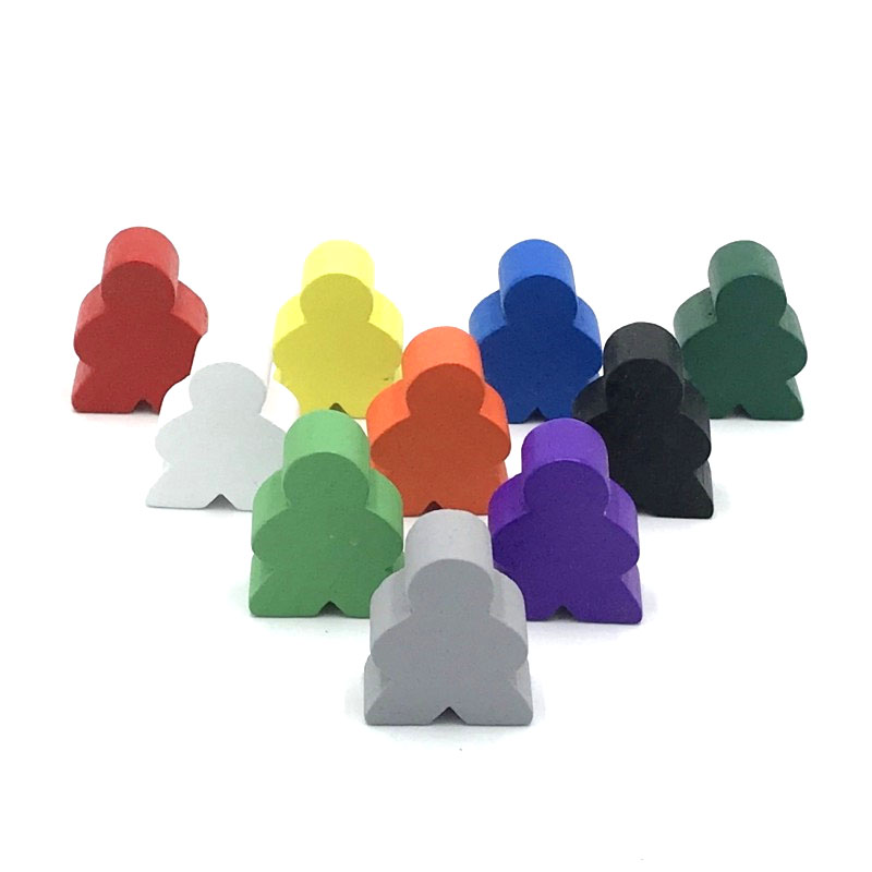 10 조각 큰 크기 20*23*10mm Meeples  - Board Game Catan 리뷰 및 가격