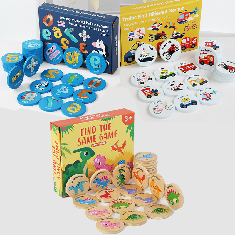 어린이 교육용 나무 기억력 게임 공룡 교통 인지 아기  - Board Game Of Life 리뷰 및 가격