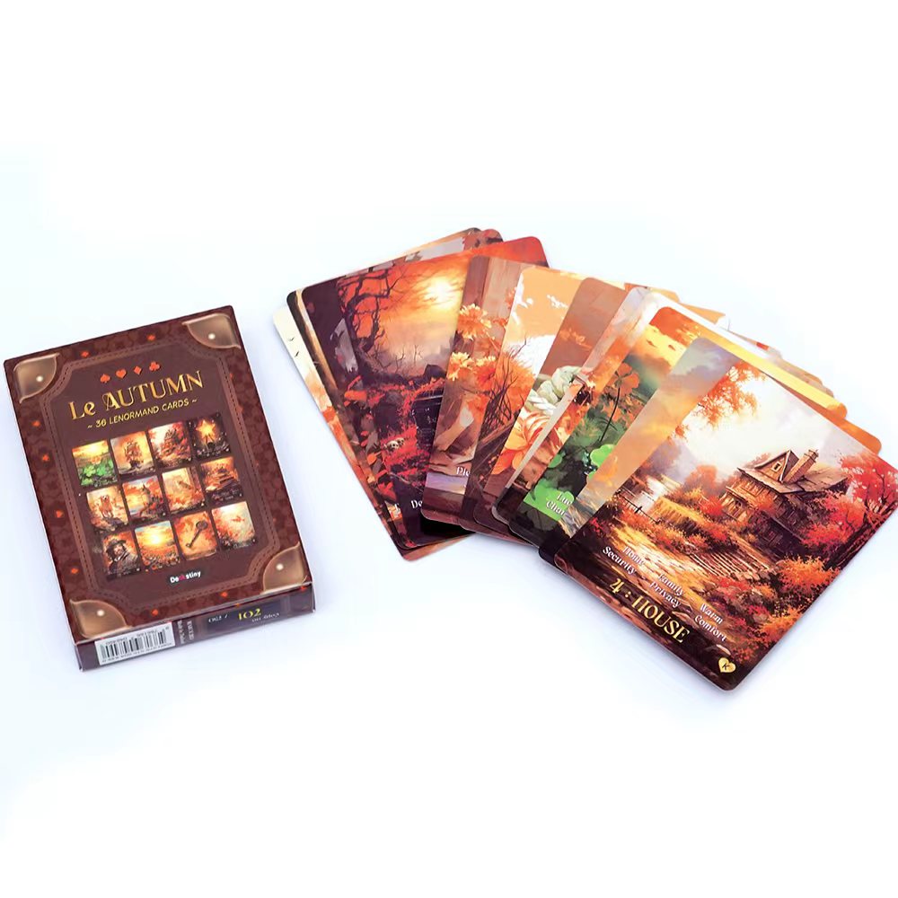 Lenormand 타로 덱 Le Autumn Colle - Board Game Of Life 리뷰 및 가격