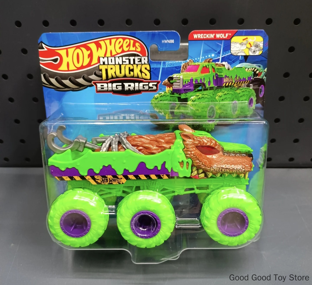핫 휠 메가 렉킨 울프 스켈레사우루스, 6륜 몬스터 트 - Hot Wheels Car Monster Trucks 리뷰 및 가격