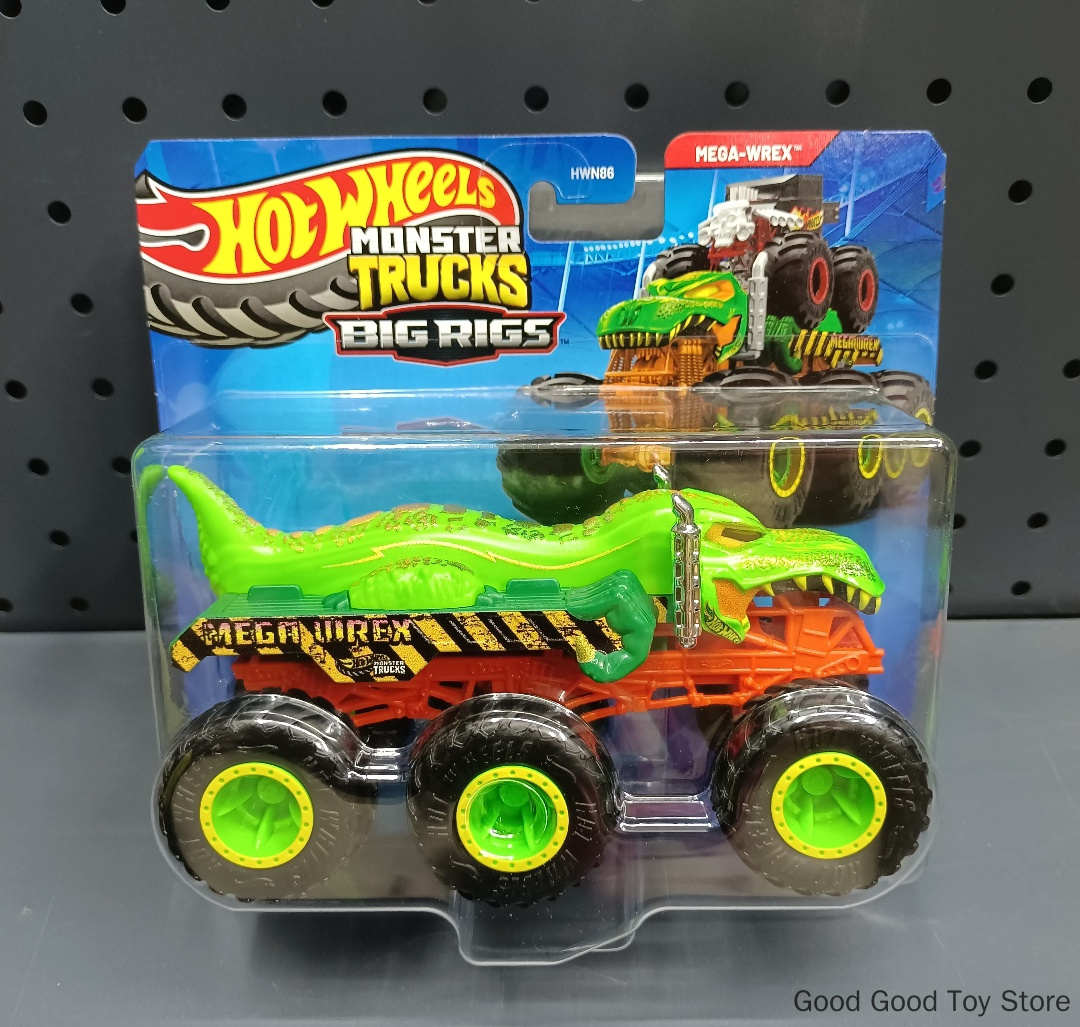 핫 휠 메가 렉킨 울프 스켈레사우루스, 6륜 몬스터 트 - Hot Wheels Car Monster Trucks 리뷰 및 가격