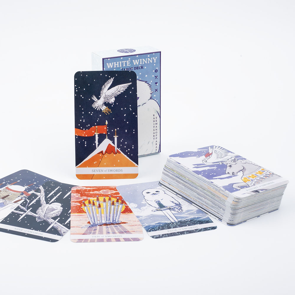 White Winny Tarot 영어 버전 80 카드  - Board Game Of Life 리뷰 및 가격